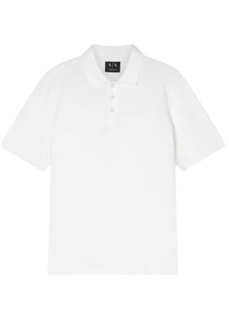 Polo jacquard in cotone mercerizzato ARMANI EXCHANGE | Polo | XM002346 AF10337U0009